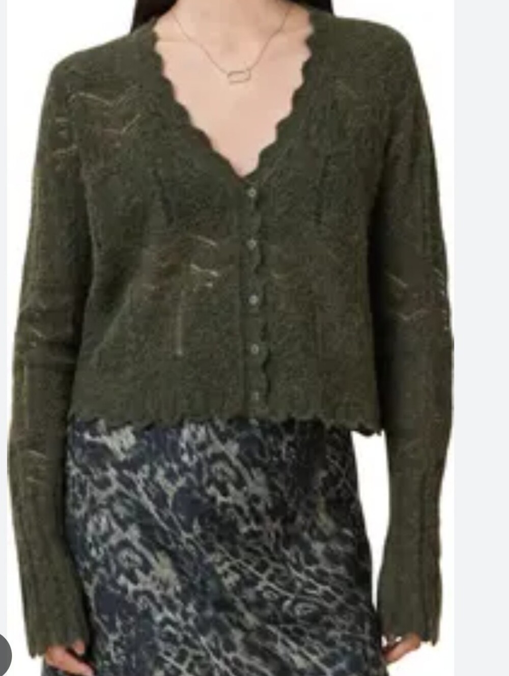 Allsaints Vanessa Wool And Alpaca Blend Cardigan